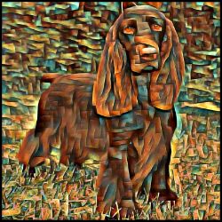Picture of Field Spaniel-Cool Cubist Mug
