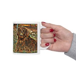 Picture of German Long Haired Pointer-Cool Cubist Mug