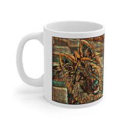Picture of German Shepherd-Cool Cubist Mug