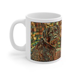 Picture of German Wirehaired Pointer-Cool Cubist Mug