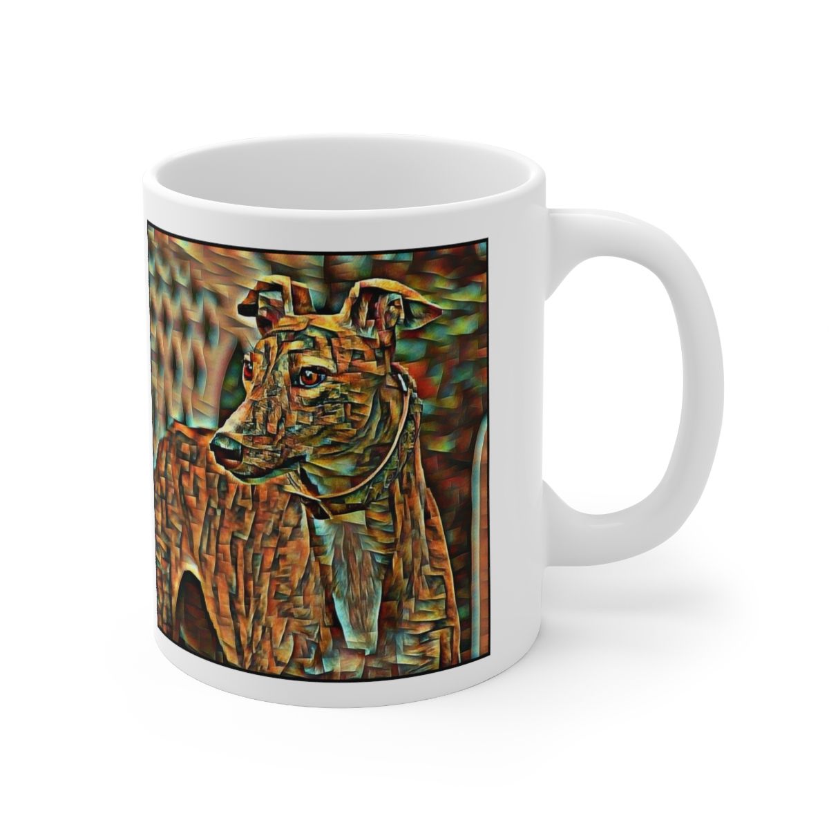 Picture of Greyhound-Cool Cubist Mug