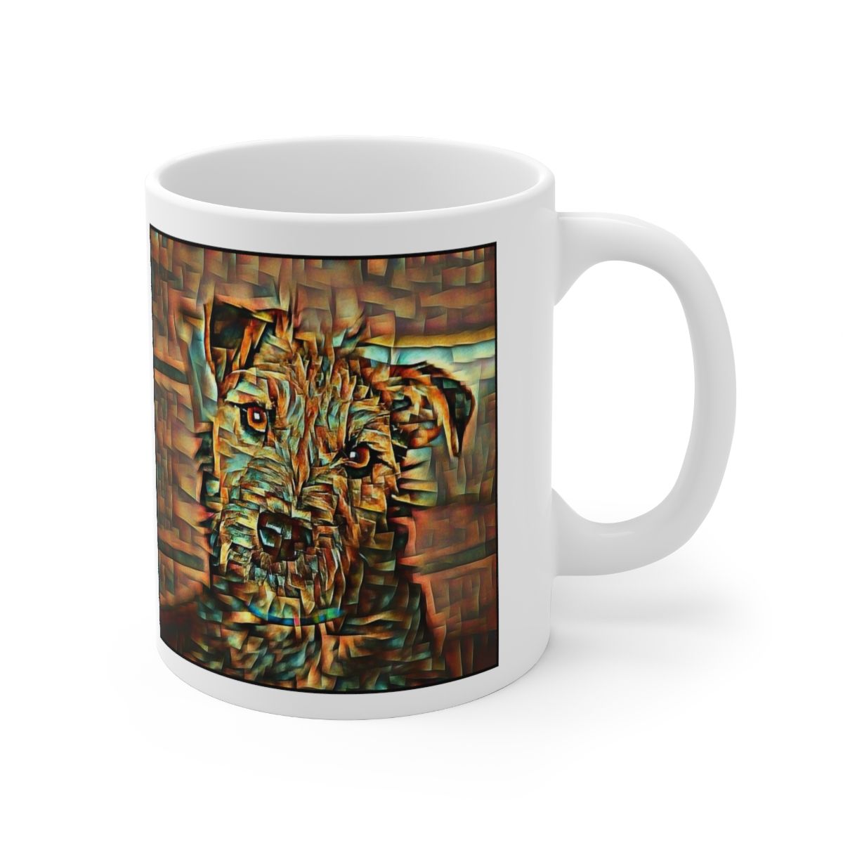 Picture of Lakeland Terrier-Cool Cubist Mug