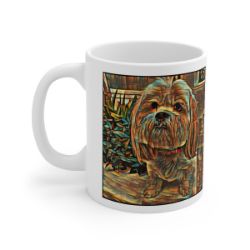 Picture of Lhasa Apso-Cool Cubist Mug