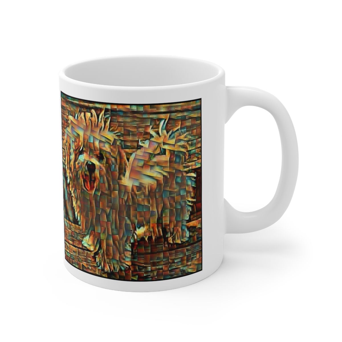 Picture of Maltese-Cool Cubist Mug