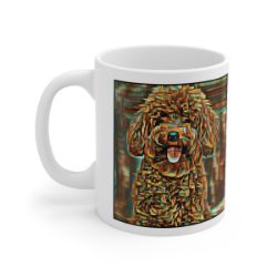 Picture of Miniature Poodle-Cool Cubist Mug