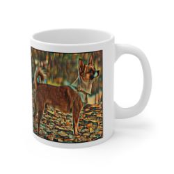 Picture of Norwegian Lundehund-Cool Cubist Mug