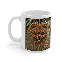 Picture of Pomeranian-Cool Cubist Mug