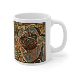Picture of Pug-Cool Cubist Mug
