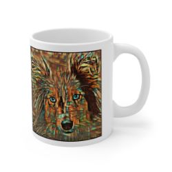 Picture of Shetland Sheepdog-Cool Cubist Mug