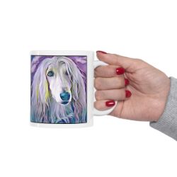 Picture of Afghan Hound-Lavender Ice Mug