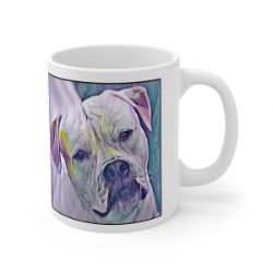 Picture of American Bulldog-Lavender Ice Mug