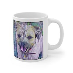 Picture of Border Terrier-Lavender Ice Mug