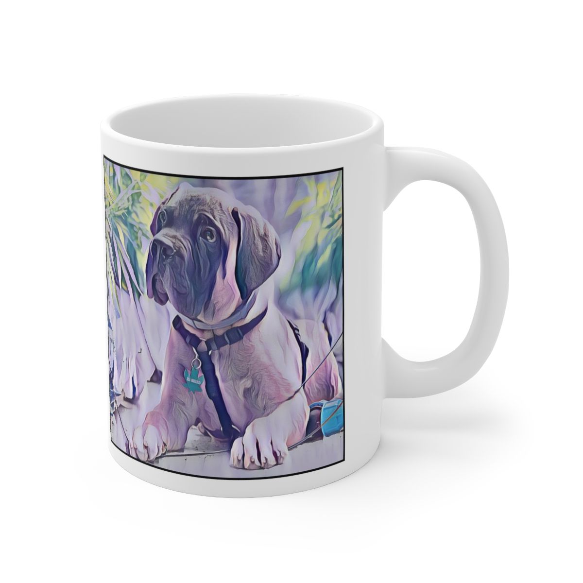 Picture of Bull Mastiff-Lavender Ice Mug