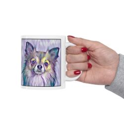 Picture of Chihuahua Long Hair-Lavender Ice Mug