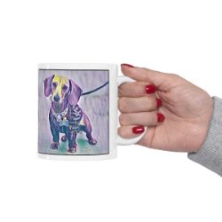 Picture of Dachshund-Lavender Ice Mug