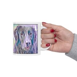Picture of Flat Coated Retriever-Lavender Ice Mug