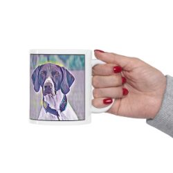 Picture of German Shorthaired Pointer-Lavender Ice Mug