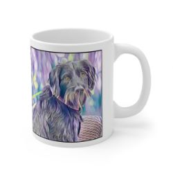 Picture of German Wirehaired Pointer-Lavender Ice Mug
