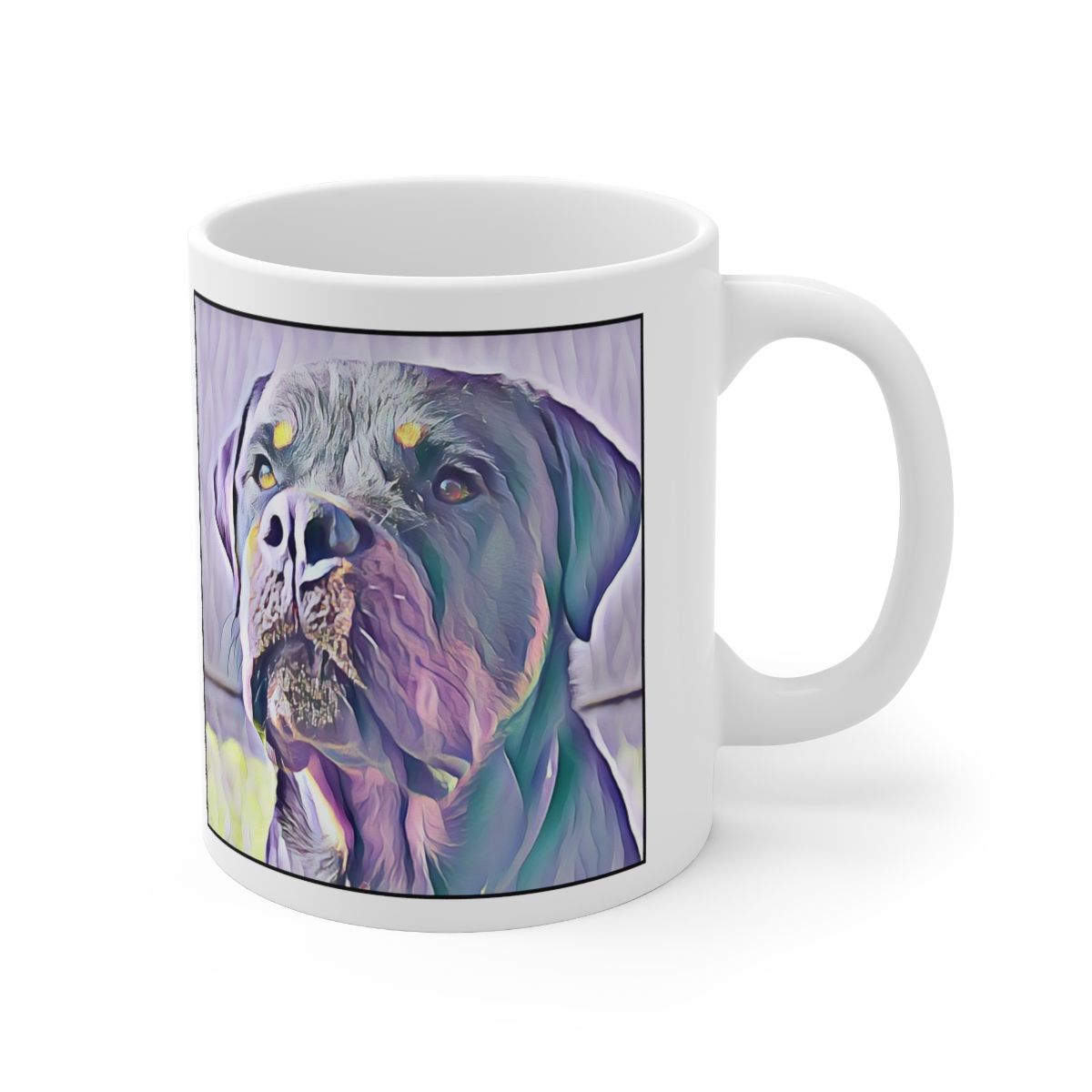 Picture of Rottweiler-Lavender Ice Mug