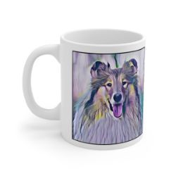 Picture of Rough Collie-Lavender Ice Mug