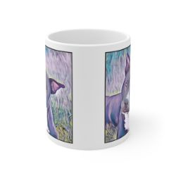 Picture of Staffordshire Bull Terrier-Lavender Ice Mug