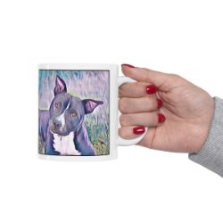 Picture of Staffordshire Bull Terrier-Lavender Ice Mug