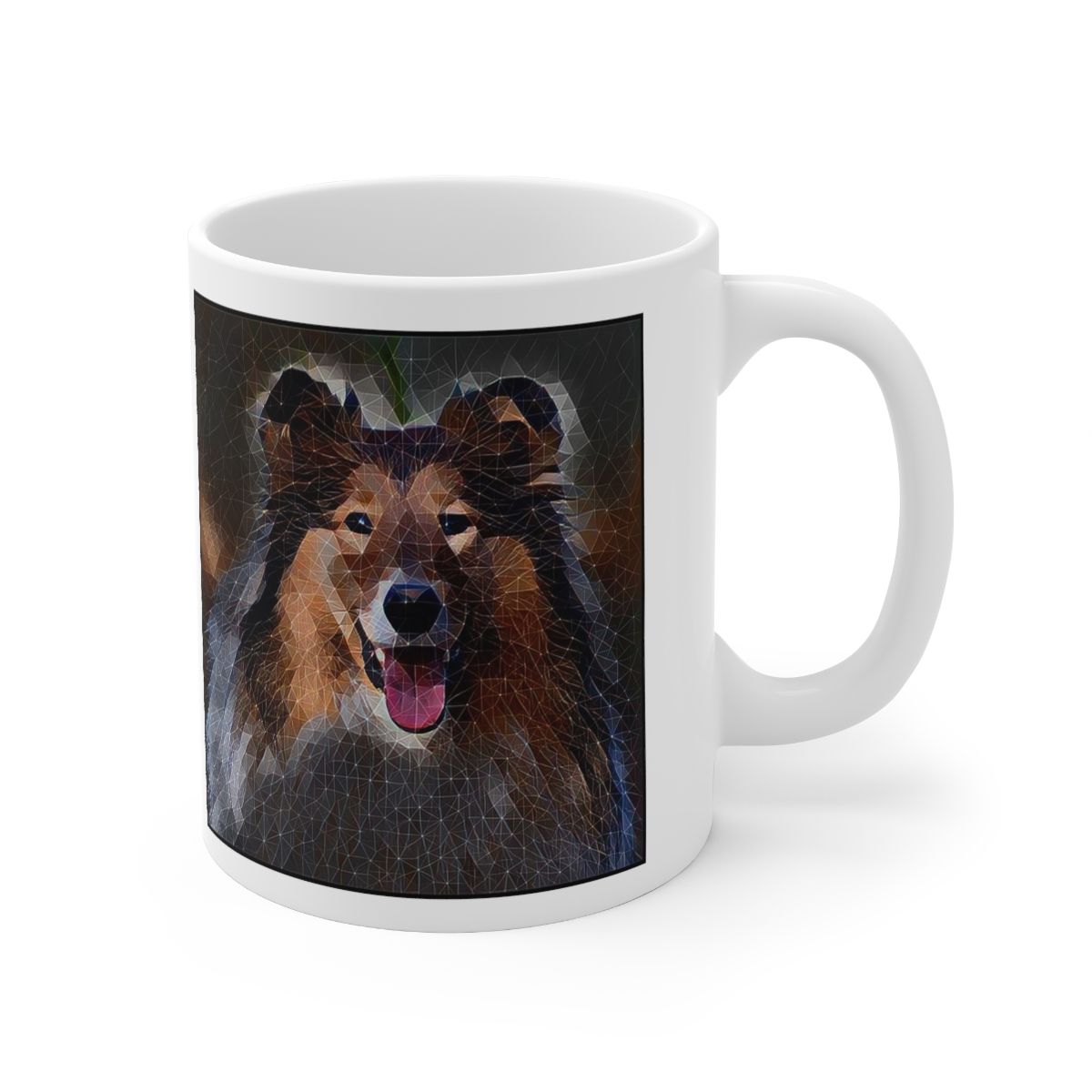 Picture of Rough Collie-Rock Candy Mug