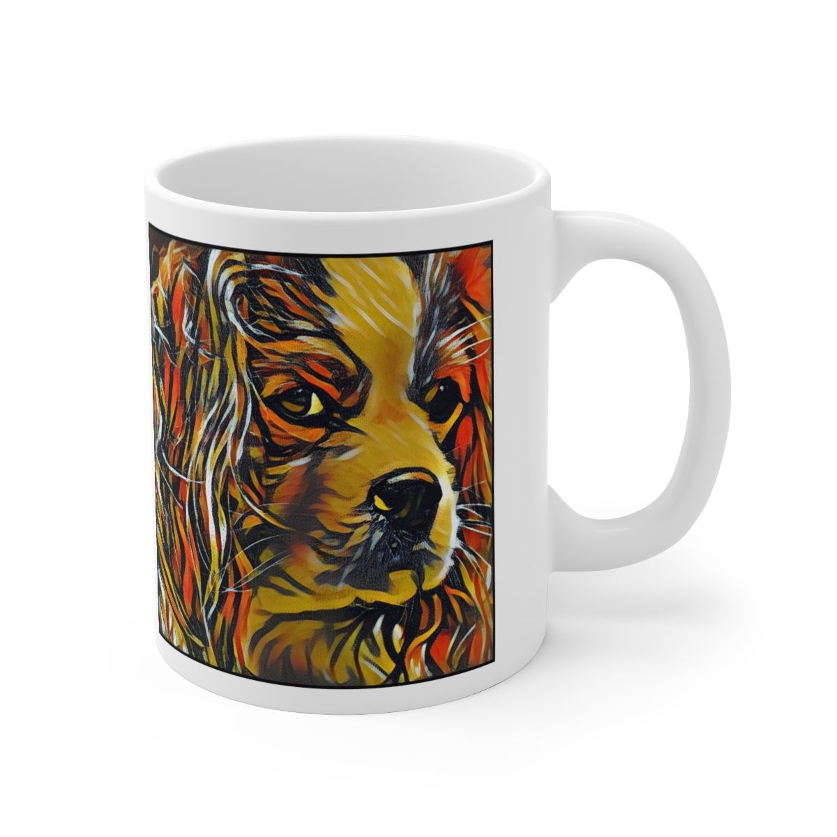 Picture of Cavalier King Charles Spaniel-Graffiti Haus Mug