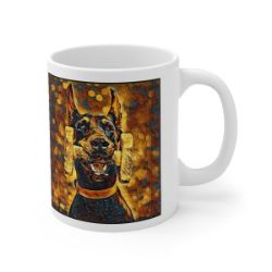 Picture of Doberman cropped-Painterly Mug