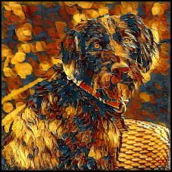 Picture of German Wirehaired Pointer-Painterly Mug