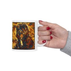 Picture of Portuguese Water Dog-Painterly Mug