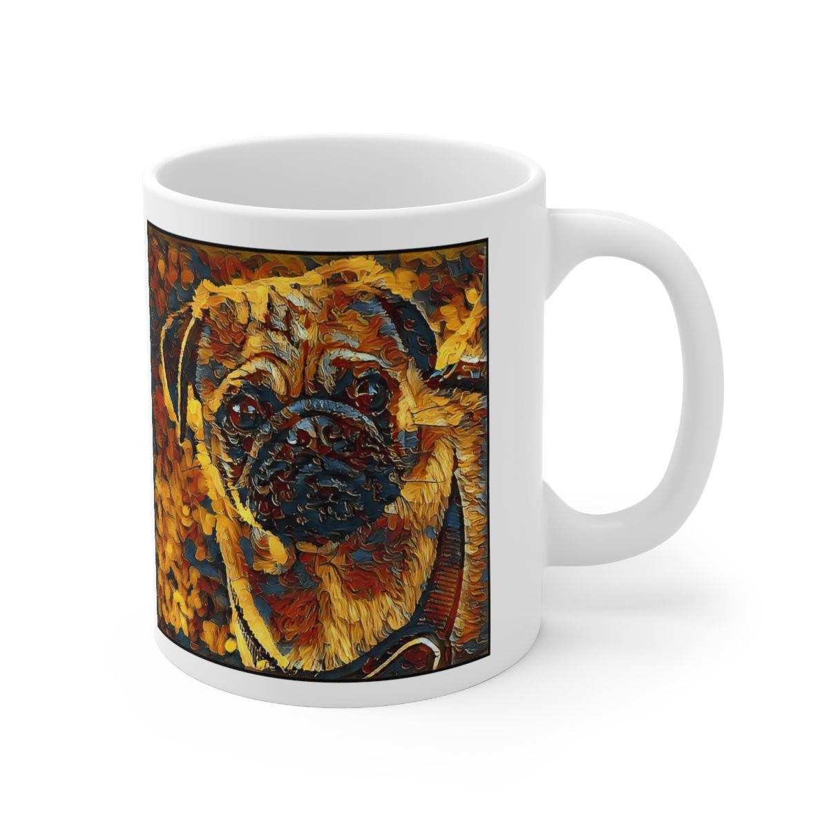 Picture of Pug-Painterly Mug
