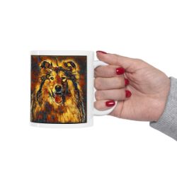 Picture of Rough Collie-Painterly Mug