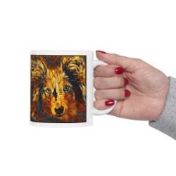Picture of Shetland Sheepdog-Painterly Mug