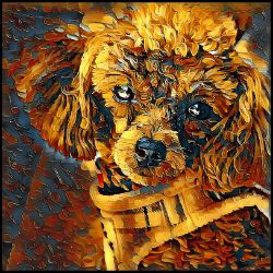 Picture of Toy Poodle-Painterly Mug