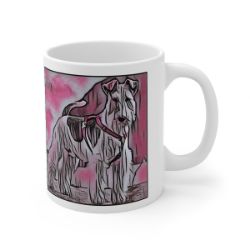 Picture of Airedale Terrier-Comic Pink Mug
