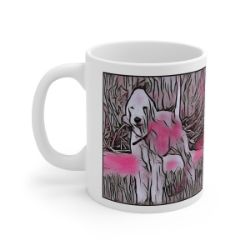 Picture of Bedlington Terrier-Comic Pink Mug