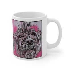 Picture of Bouvier de Flandres-Comic Pink Mug