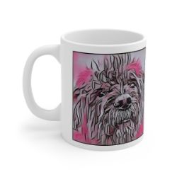 Picture of Bouvier de Flandres-Comic Pink Mug