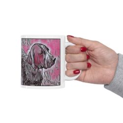 Picture of Braque francais Pyrenean-Comic Pink Mug