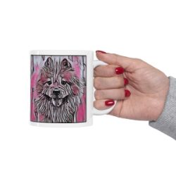 Picture of Chow Chow-Comic Pink Mug