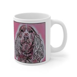 Picture of Cocker Spaniel-Comic Pink Mug