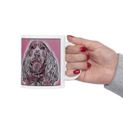 Picture of Cocker Spaniel-Comic Pink Mug