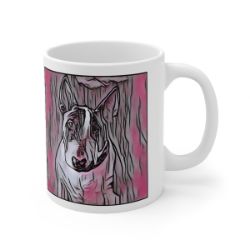 Picture of English Bull Terrier-Comic Pink Mug