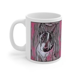 Picture of English Bull Terrier-Comic Pink Mug