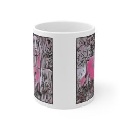 Picture of Field Spaniel-Comic Pink Mug