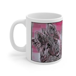 Picture of German Shepherd-Comic Pink Mug