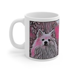Picture of German Spitz-Comic Pink Mug