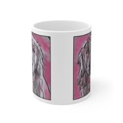 Picture of Golden Retriever-Comic Pink Mug