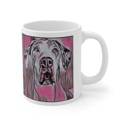 Picture of Great Dane-Comic Pink Mug